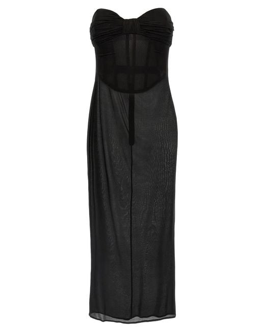 Magda Butrym Black '27' Dress