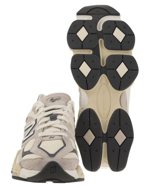 New Balance White 9060