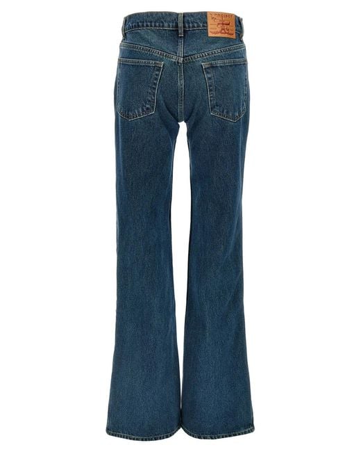 Y. Project Blue 'Evergreen Hook And Eye' Jeans