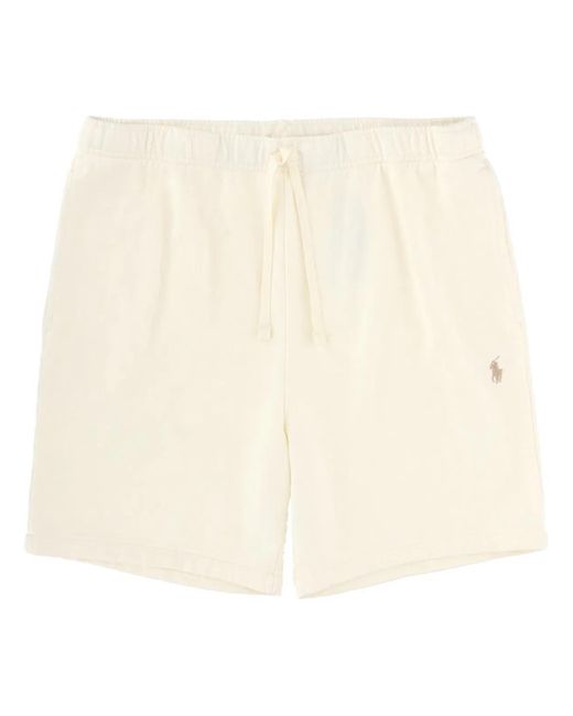 Polo Ralph Lauren Natural Shorts With Logo for men