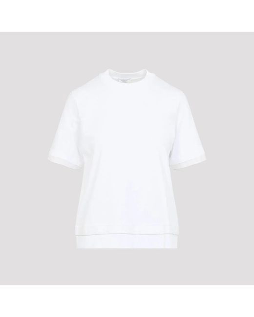 Peserico White Cotton T-Shirt