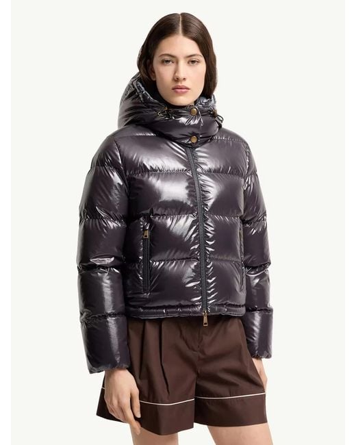 Moncler Gray Niveole Short Down Jacket
