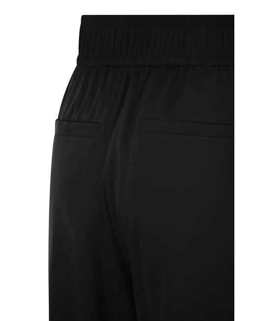 Brunello Cucinelli Black Track Trousers