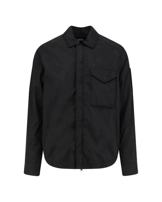 C P Company Black C.P.Company Nylon Overshirt for men