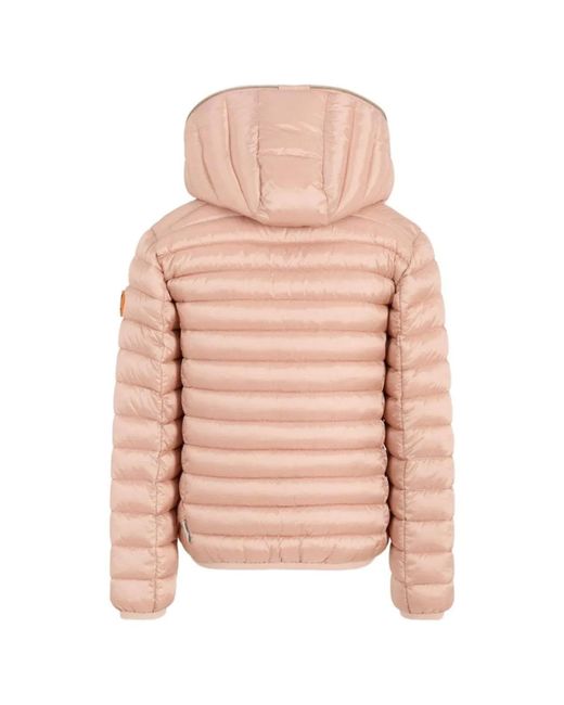 Save The Duck Pink Hooded Jacket