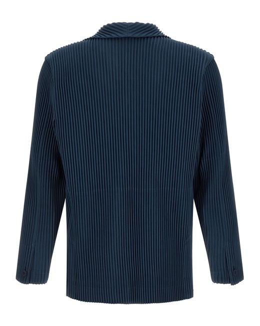 Homme Plissé Issey Miyake Blue 'Tailored Pleats 1' Blazer for men