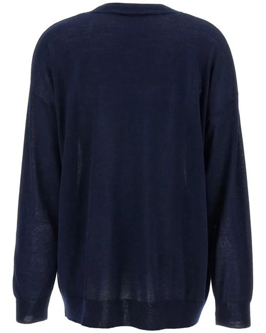 P.A.R.O.S.H. Blue Linfad Wool Sweater
