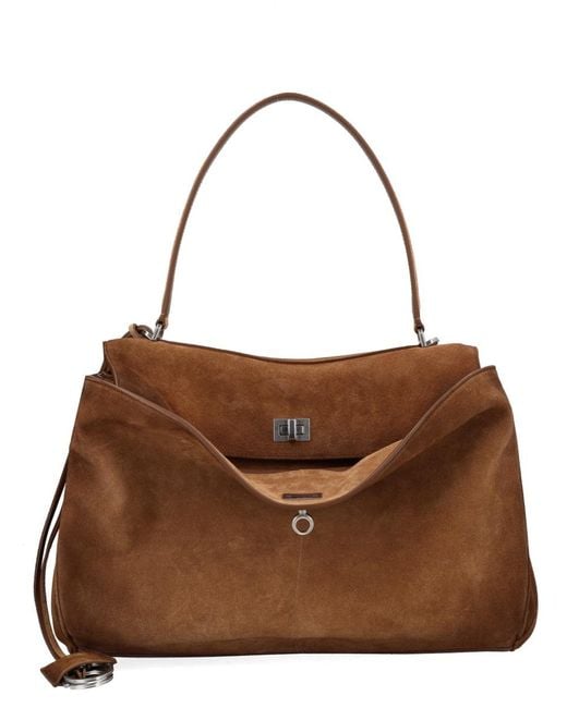 Balenciaga Brown Borsa "Rodeo" Medium