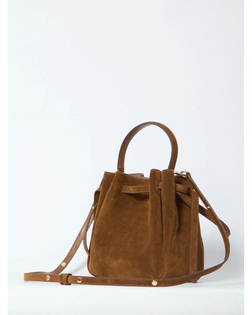 Tory Burch Brown Romy Bucket Bag