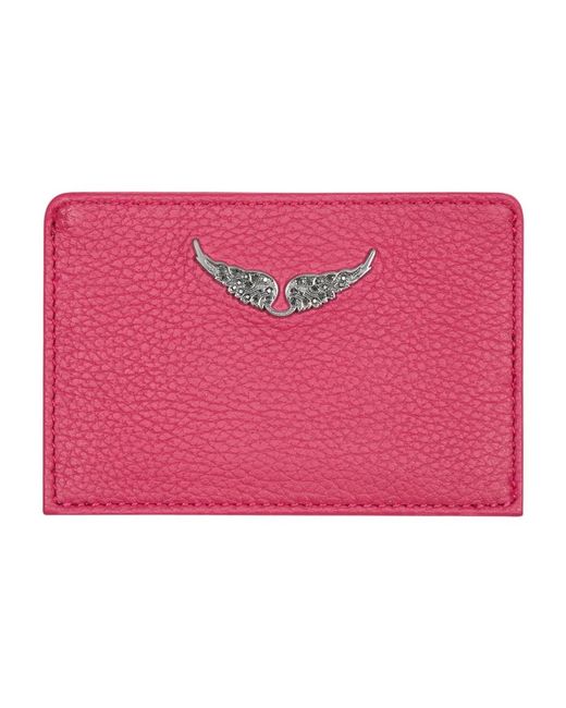Zadig & Voltaire Pink Zadig&Voltaire Zv Pass Card Holder