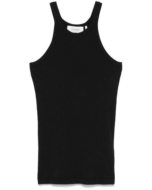 Max Mara Black Nastie Silk Cotton Tank Top