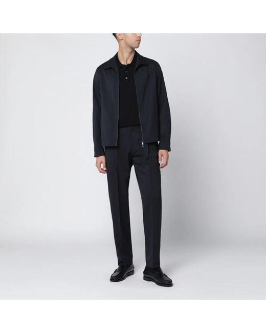Santaniello Black Woolblend Suit for men