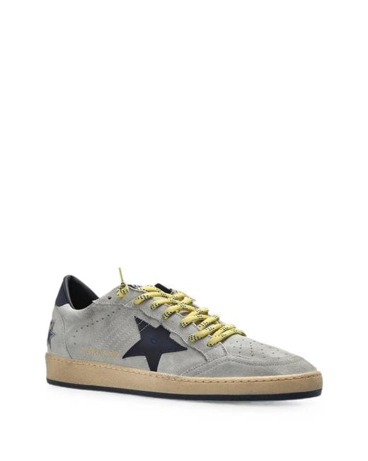 Golden Goose Deluxe Brand White Cow Leather Cotton Polyester Star-Patch Sneakers for men