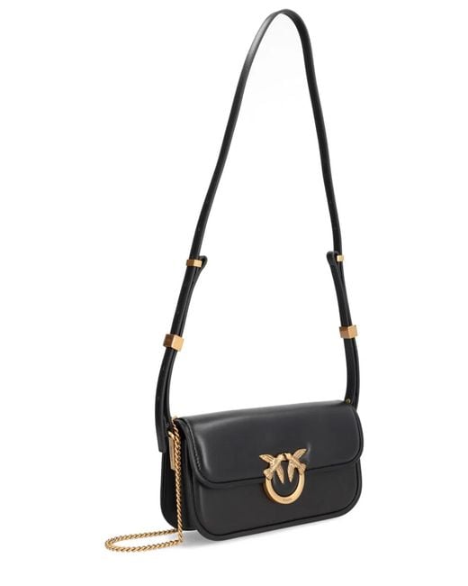 Pinko White Small "Love" Bag