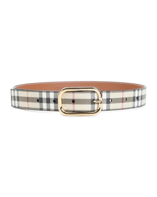 Burberry Natural Check Belt