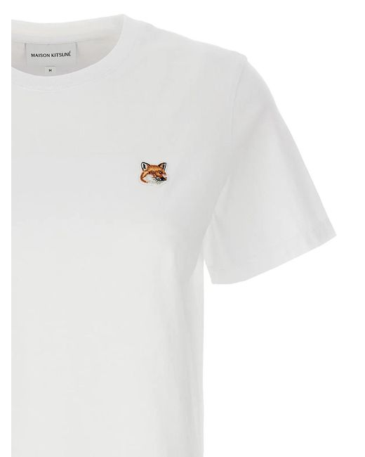 Maison Kitsuné White 'Fox Head' T-Shirt