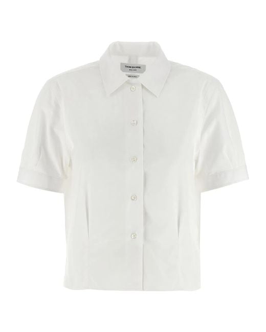 Thom Browne White Sash Shirt