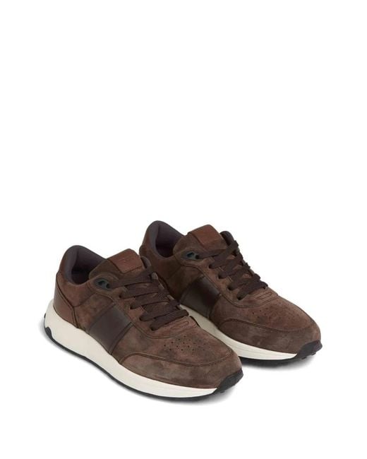 Tod's Brown Tods Flat Shoes Leathe Rand Out.Mat for men