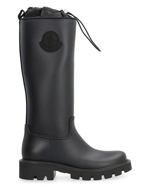 Moncler Black Kickstream High Boots