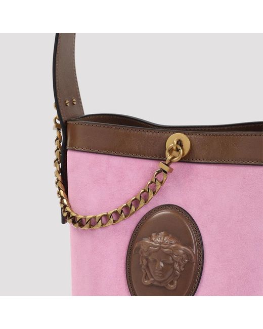 Versace Red And Mini Bucket Bag