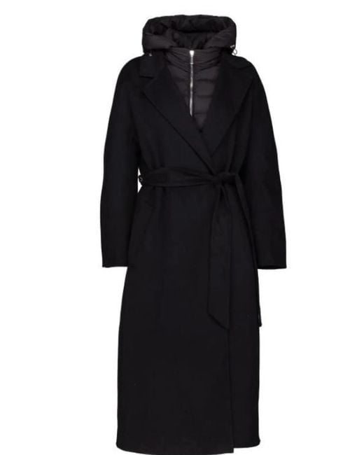 Moorer Black Wool Blend Stylish Jacket
