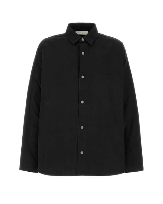 Fear Of God Black Slate Cotton Oversize Shirt for men