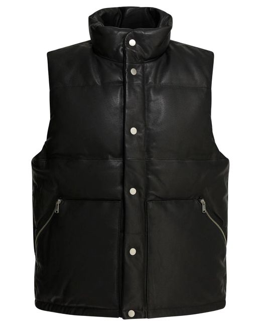 Nonnative Black "Explorer" Sleeveless Jacket for men