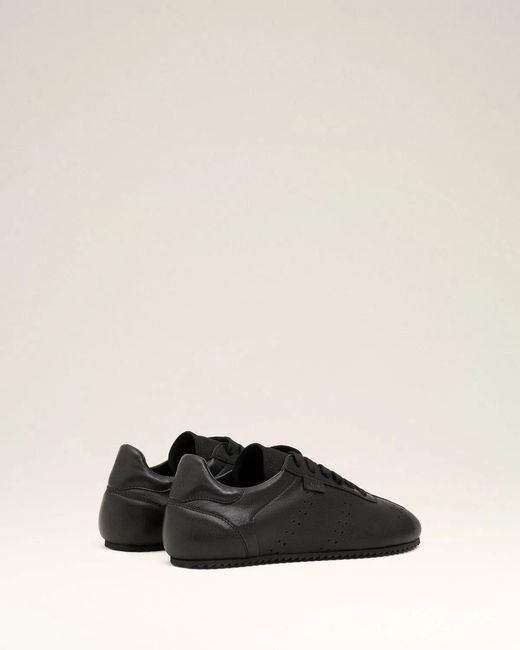 AMI Natural Cow Leather Soft Sneakers for men
