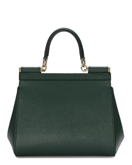 Dolce & Gabbana Green Dolce & Gabbana Borsa "Sicily" Medium