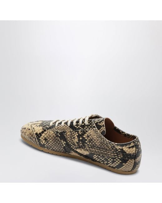 Dries Van Noten Natural Leather Sneakers