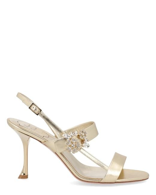 Roger Vivier Metallic Sandalo "Efflorescence"