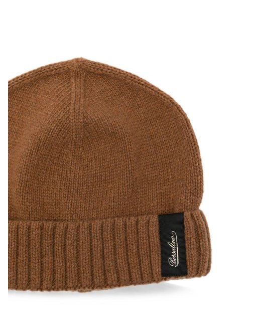 Borsalino Brown City Cashmere Beanie