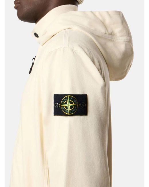 Stone Island Natural Hoodie Sweater for men