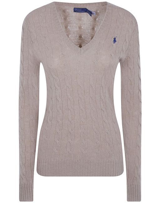 Polo Ralph Lauren Natural "Kimberly" Long Sleeves Pullover
