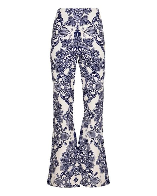 Etro Blue Knitted Trousers