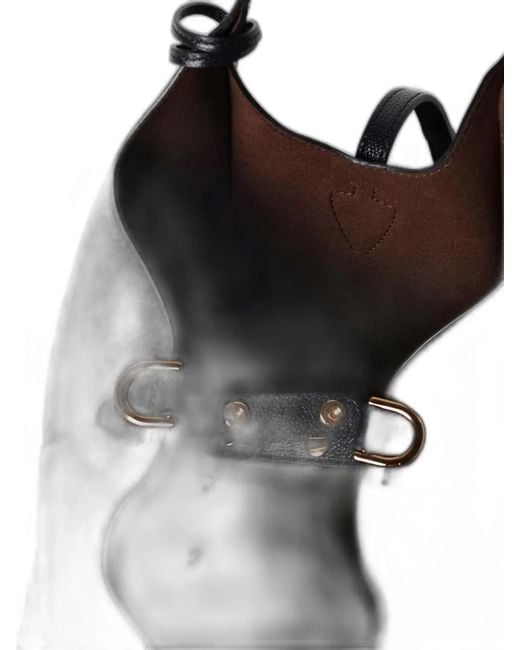 Tod's Black Calf Leather Tote Bag