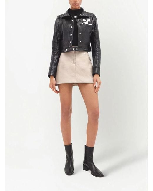 Courreges Black Courregès Cotton Jacket