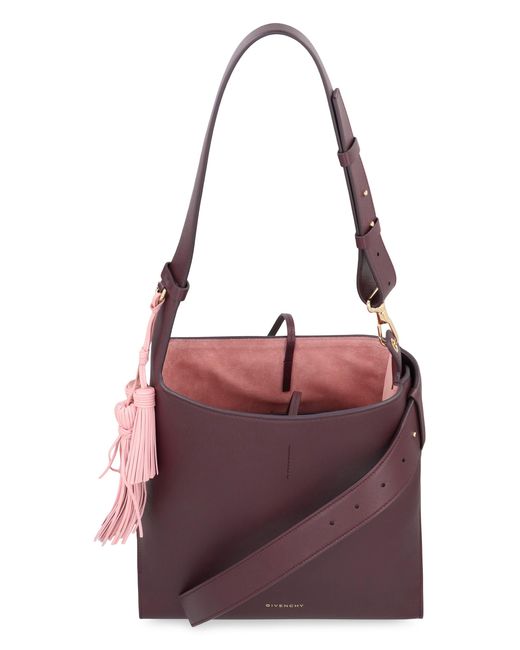 Givenchy Purple Medium Belted Hobo Bag