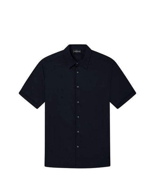 Emporio Armani Blue Cotton Shirt for men