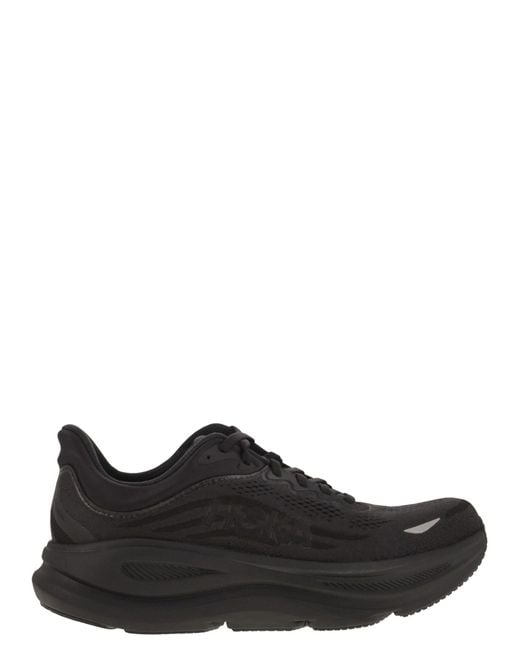 Hoka One One Men's Black Bondi 9 Sneakers