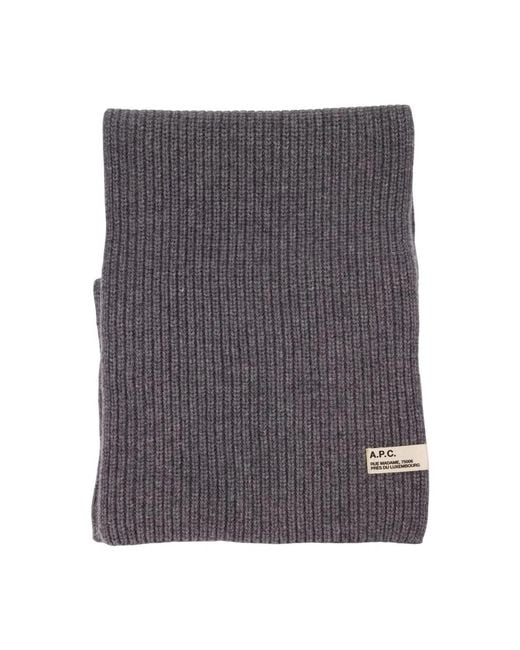 A.P.C. Gray Sasha Scarf