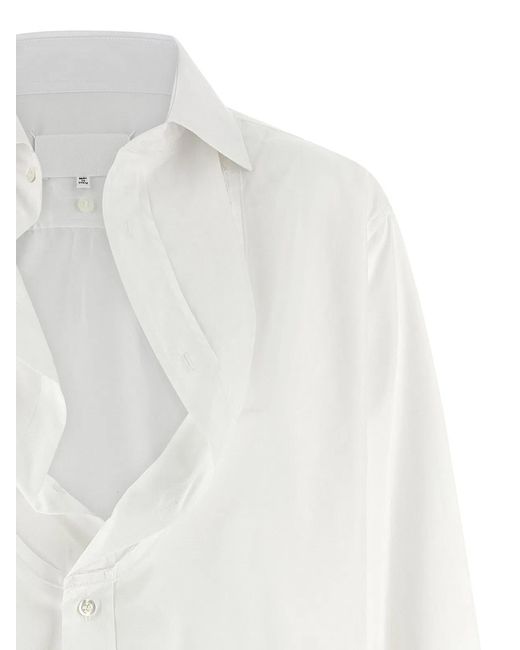 Maison Margiela White Poplin Shirt