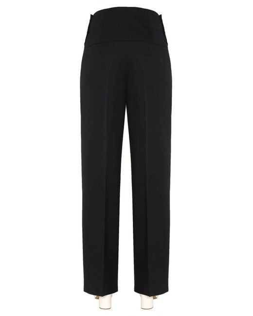 Jil Sander Black Tailored Trousers