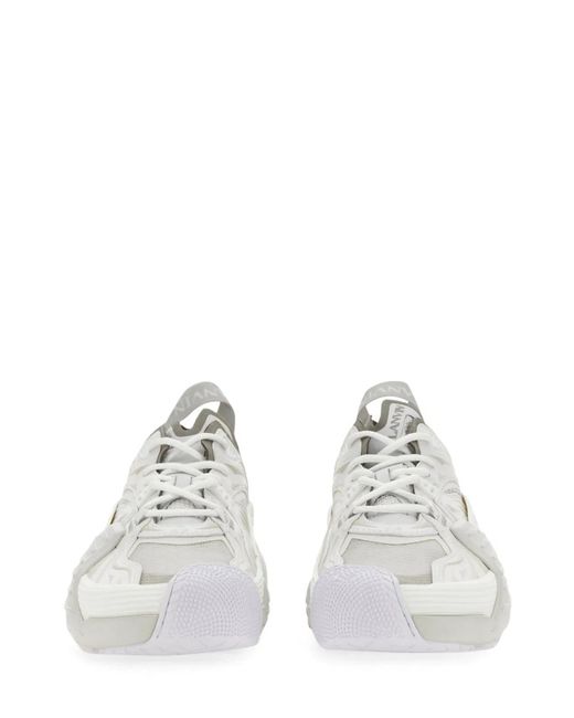 Lanvin White Flash-X Sneakers
