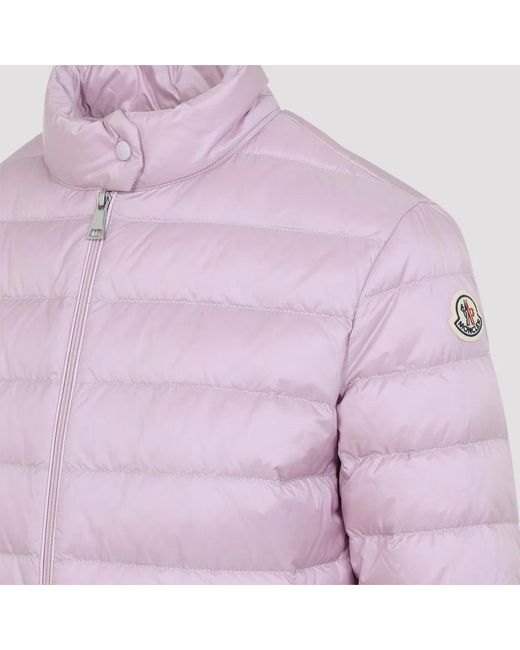 Moncler Purple Lans Short Down Jacket