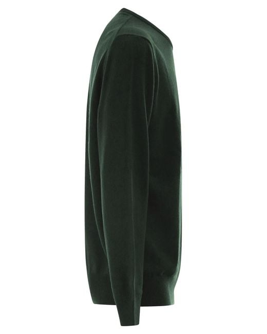 Polo Ralph Lauren Green Wool Crew Neck Jumper for men