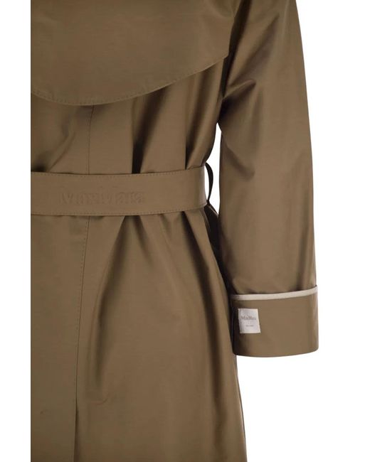 Max Mara Natural Utrench Trench Coat With Belt And Buttons