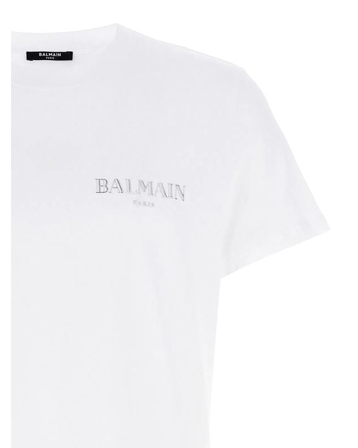 Balmain White Vintage' T-Shirt for men