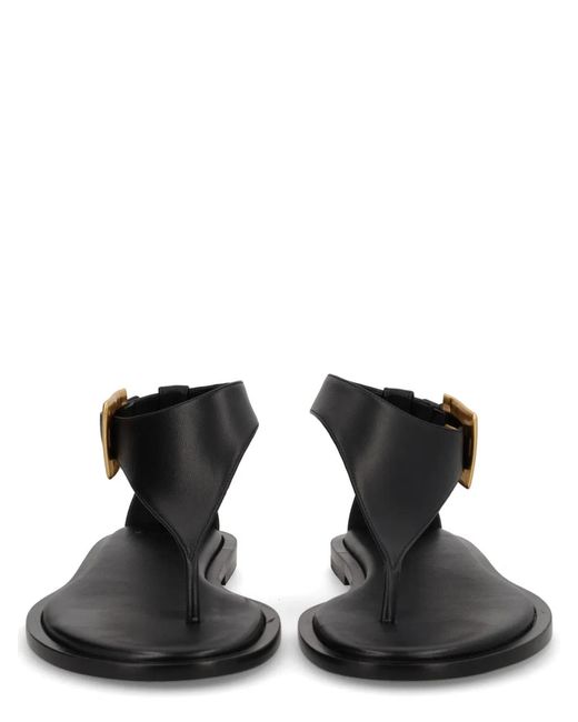 Balmain Black Sandal Anthem for men