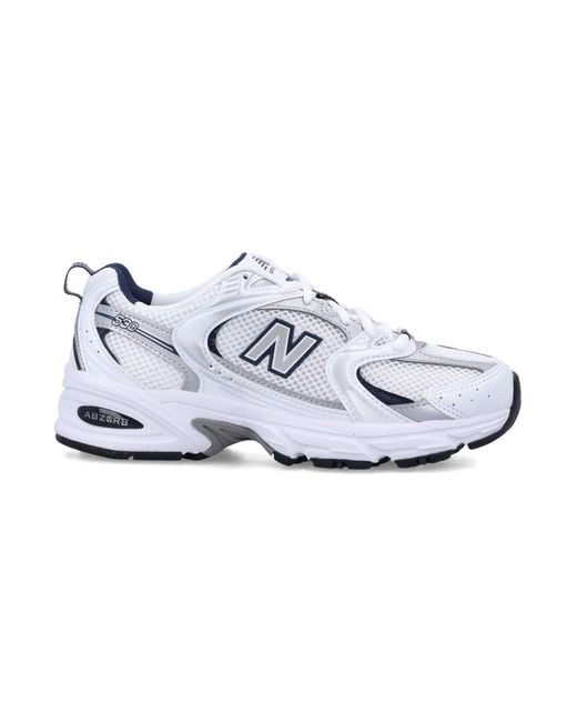 New Balance White 530 And Sneakers